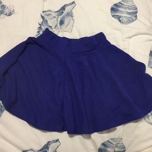 Blue skirt